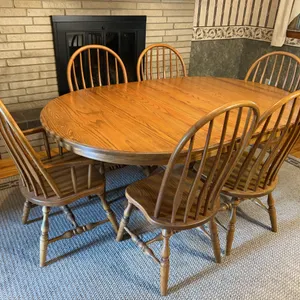 Amish Oak Dining Set