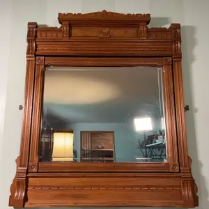 Eastlake Victorian Beveled Mirror