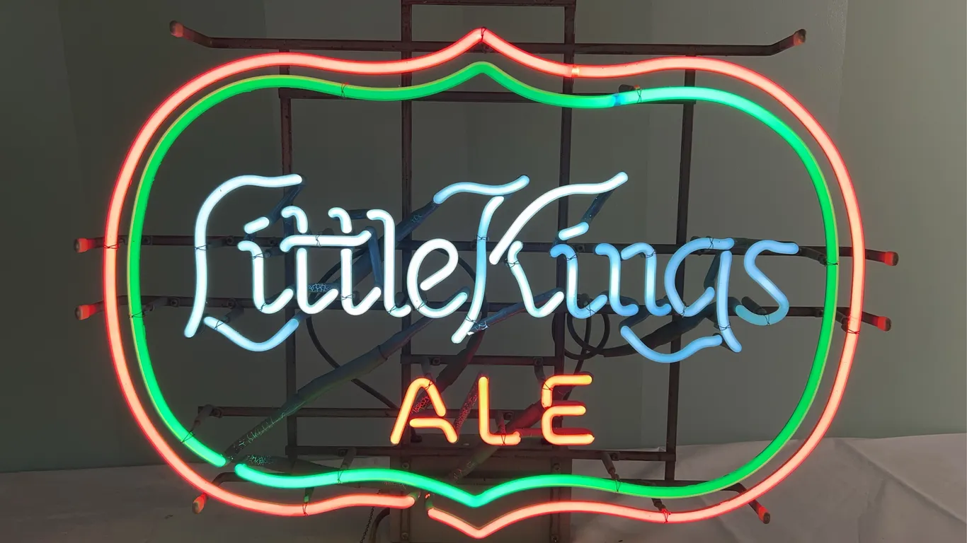 VTG Little Kings Ale Neon Sign