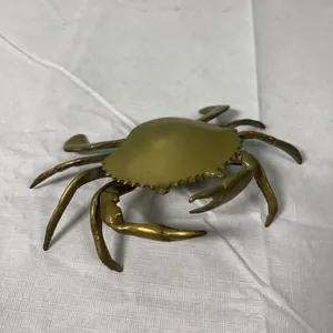 Brass Crab Trinket Dish