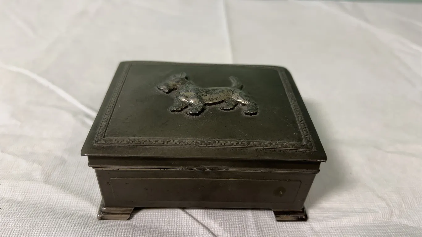 Metal Schnauzer Trinket Dish