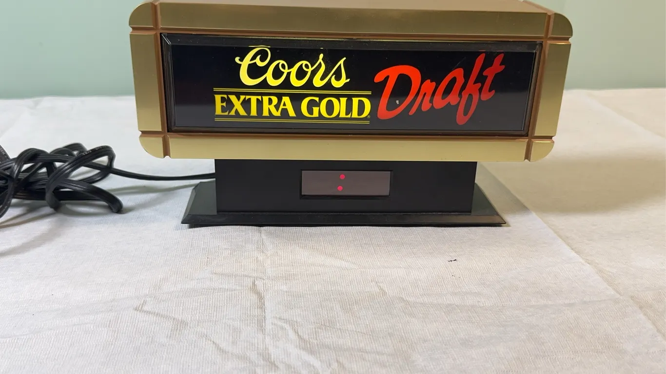 Coors Cash Register Sign
