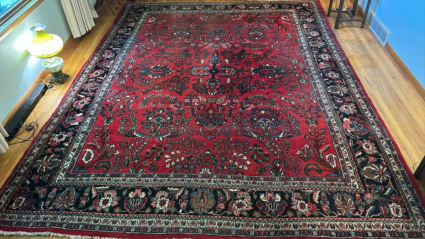10'x14' Iranian "Mahal Sarouk" Area Rug