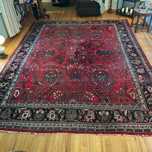 10'x14' Iranian "Mahal Sarouk" Area Rug