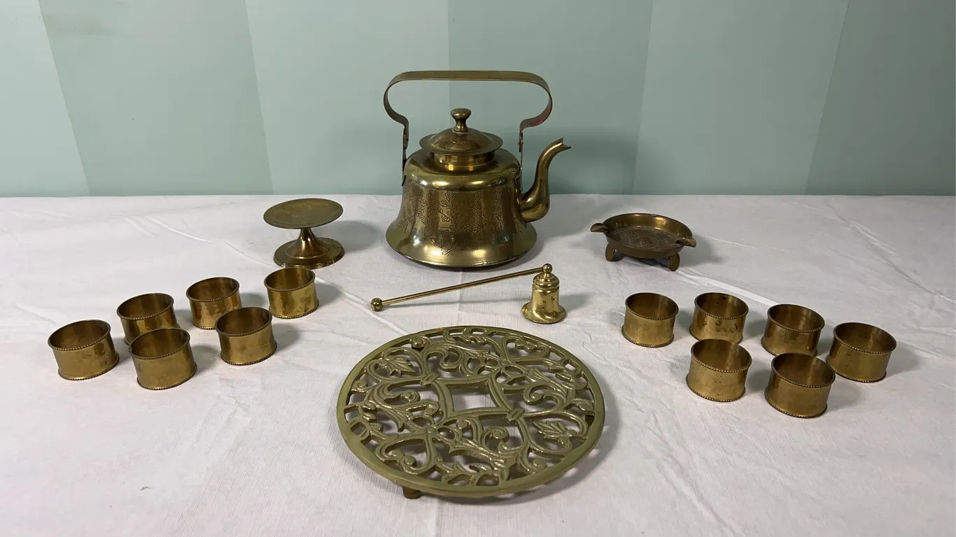 Brass Teapot & More