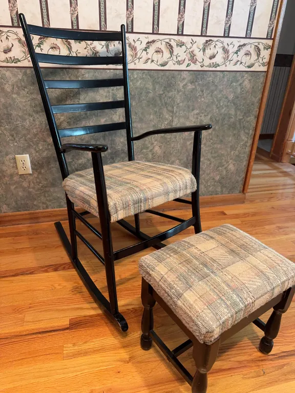 Rocking Chair & Footstool