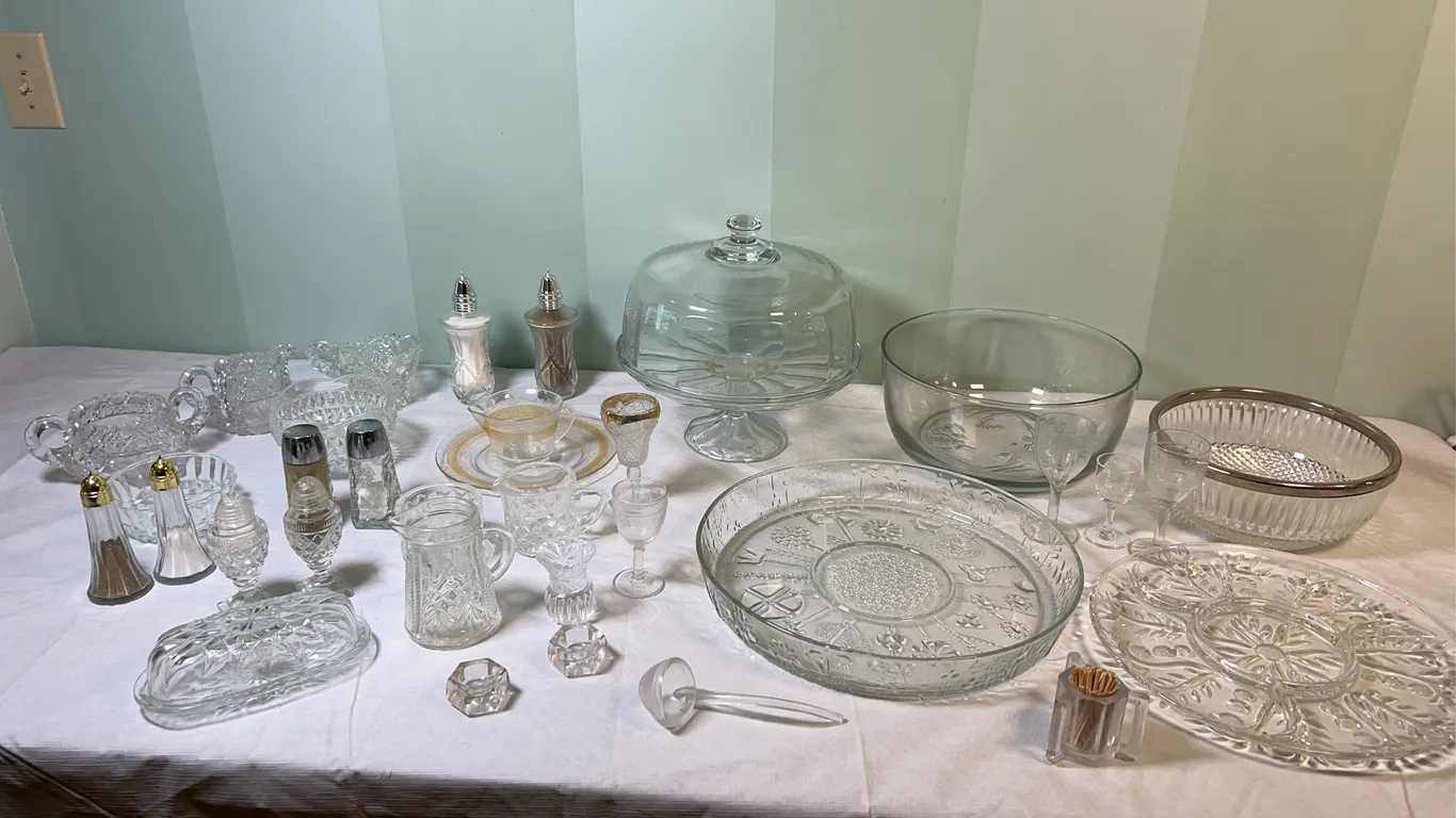 Clear Glass Servingware