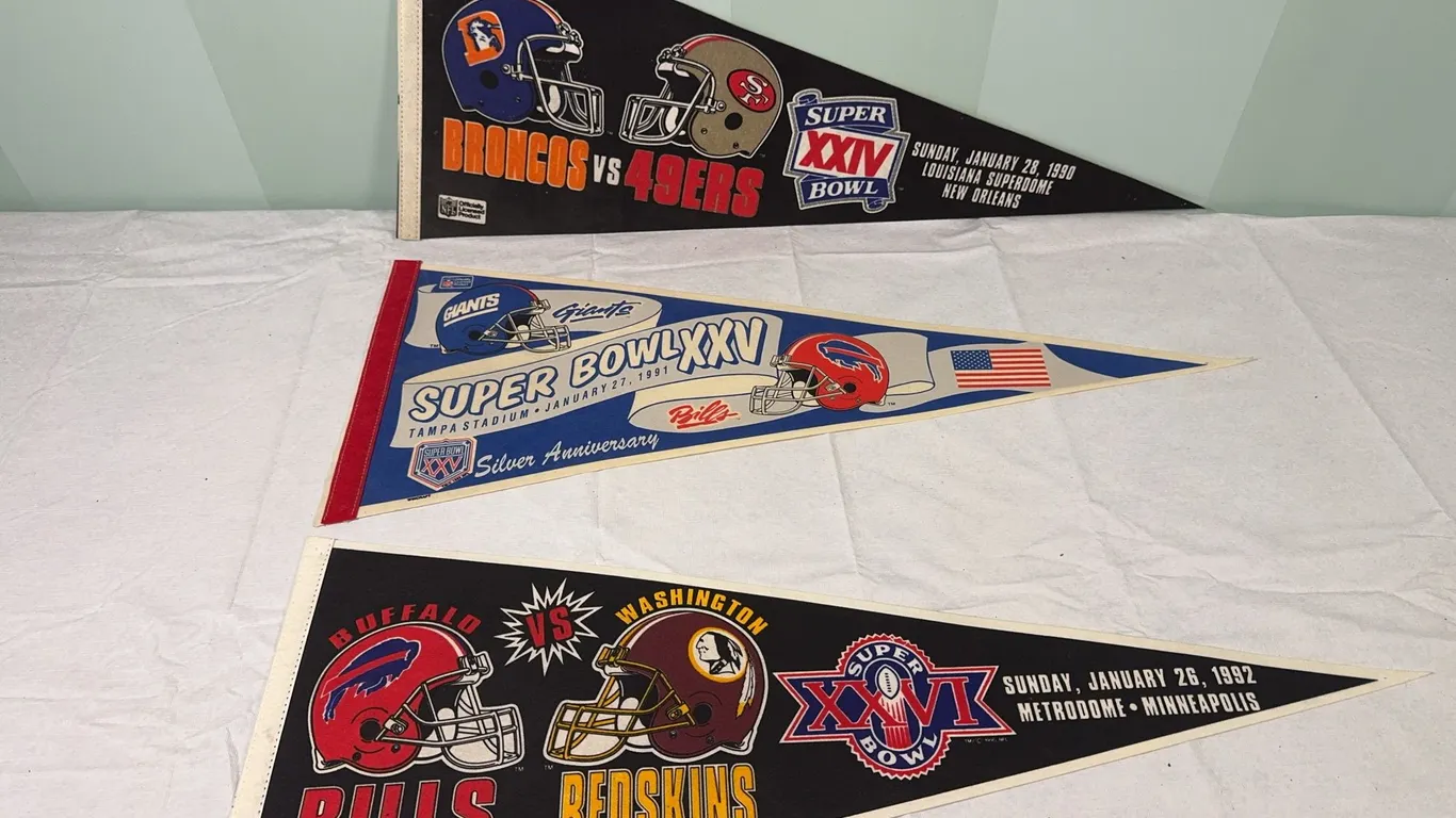 VTG Super Bowl Pennants