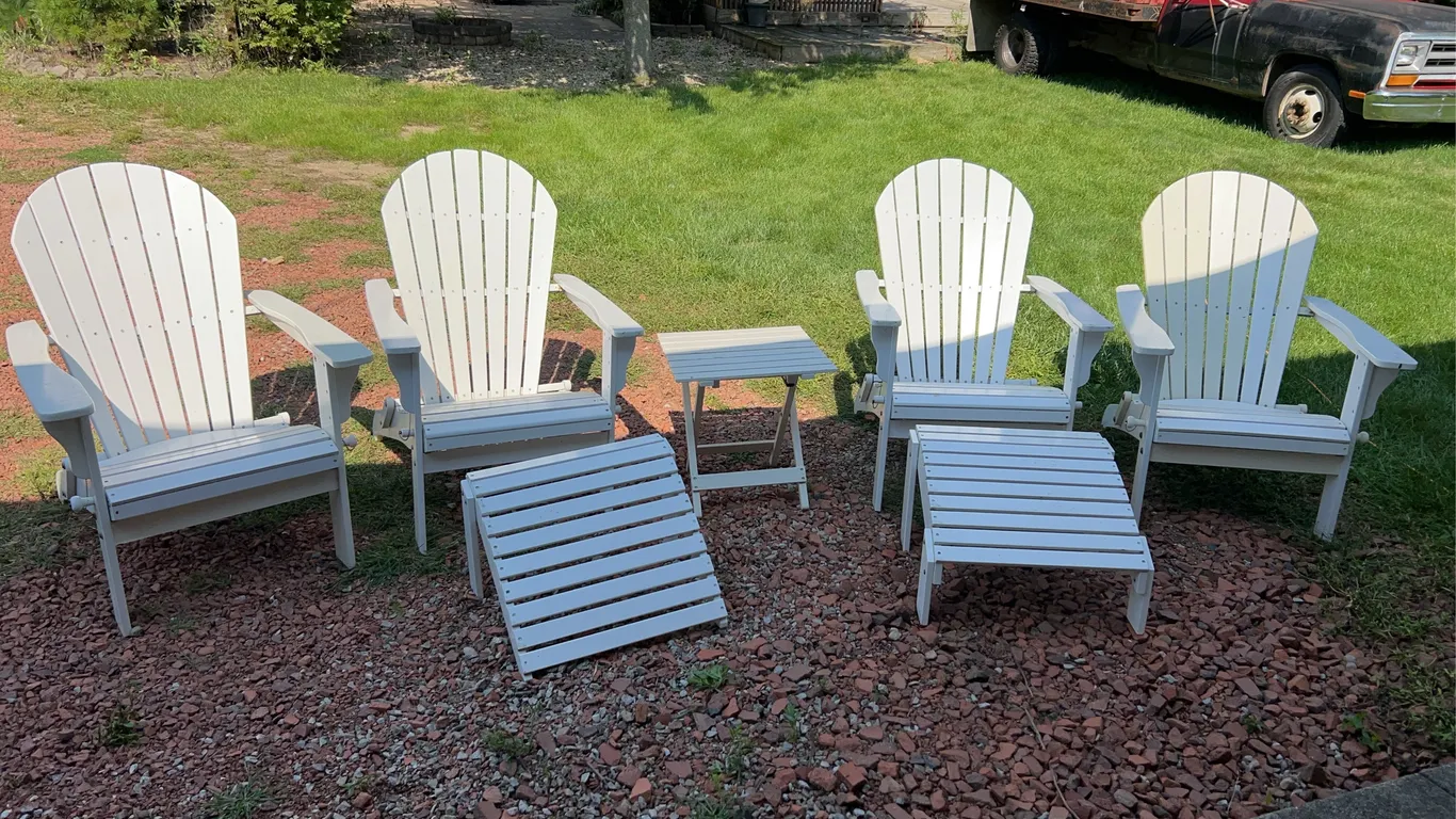 Wood Adirondack Set