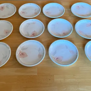 Noritake Keltcraft Misty Isle Eternal Blush 8” Plates – Set of 12 Ireland