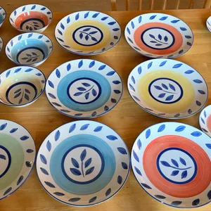 Tabletops Unlimited Autumn Blue Assorted Plates & Bowls