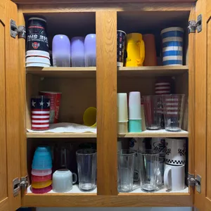 Assorted Drinking Glasses & Mugs including Blendo