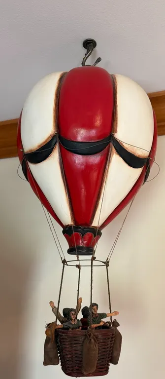 Hot Air Balloon Hanging Sculpture 1970s Allan Agohob