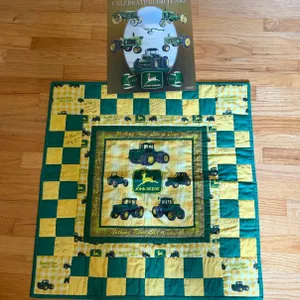 Vintage John Deere Quilt & 160th Anniversary Sign