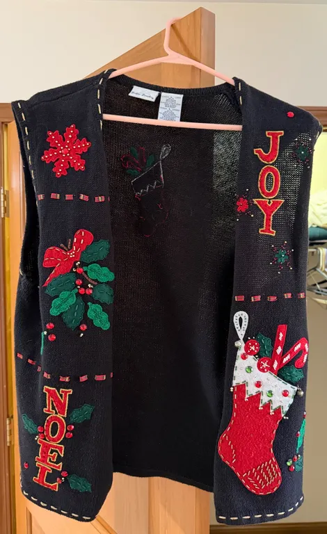 Bobbie Brooks Christmas Holiday Sweater Vest – Ladies Large 12/14