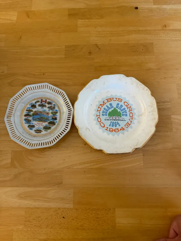 Vintage Souvenir Plate Lot – Expo 67 & Ohio