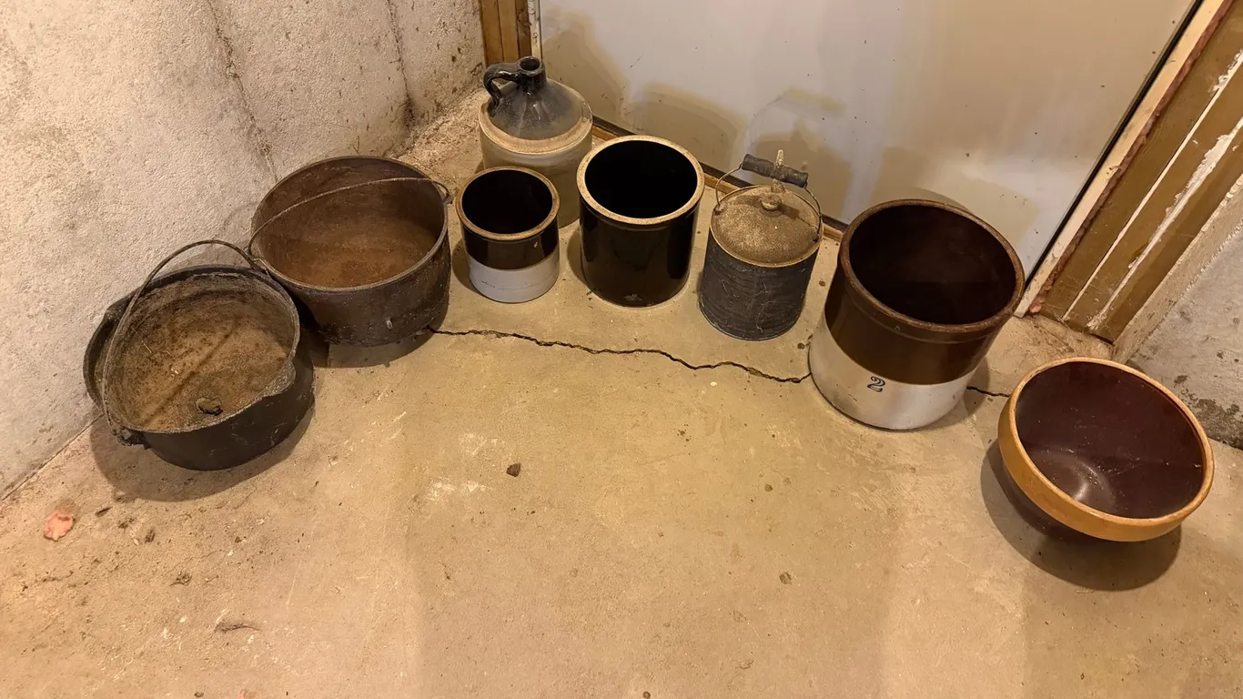 Vintage Stoneware Crocks & Pottery Lot