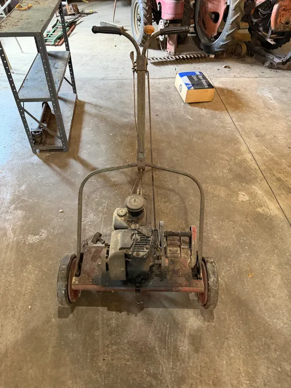 Vintage Gas Powered Reel Lawn Mower