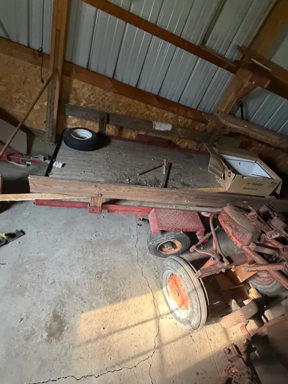 Pair of Utility Trailers – Buckeye Flatbed & Jackson Dump Cart