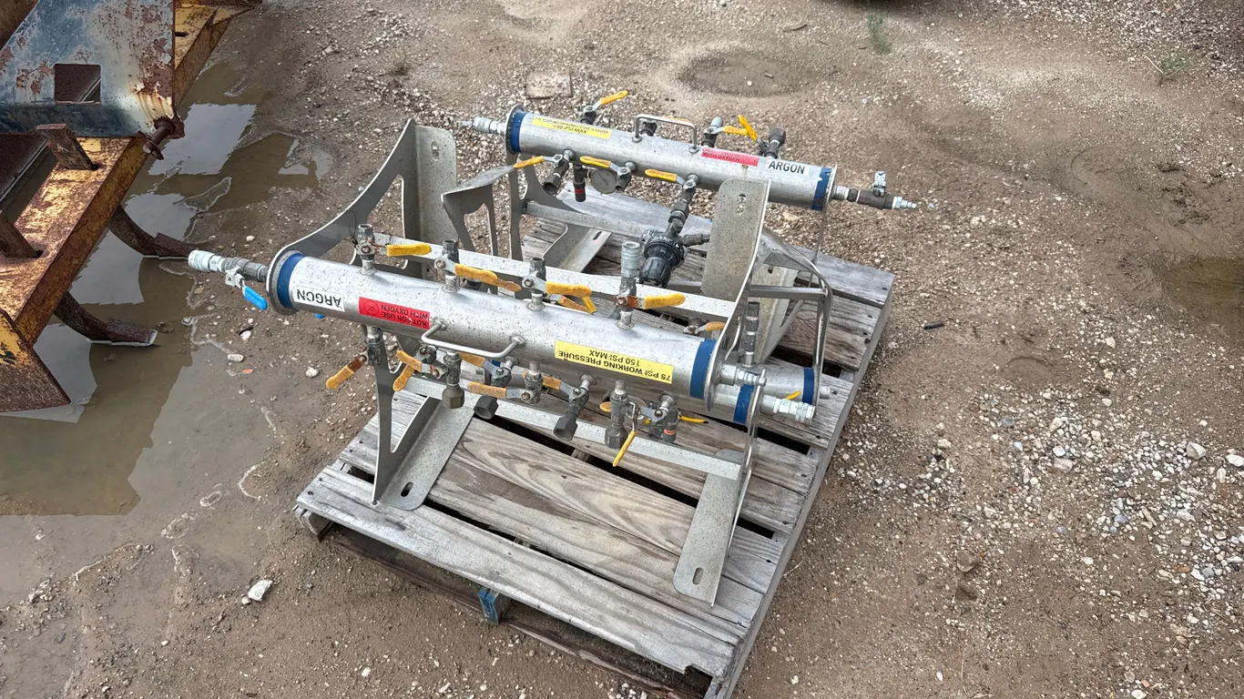 QTY OF 7 ARGON MANIFOLDS