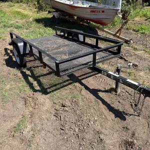 Carry On 52” x 8ft Bumper Hitch Flatbed Trailer