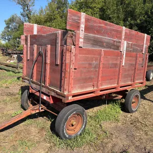 6ft x 10ft Wood Barge Wagon