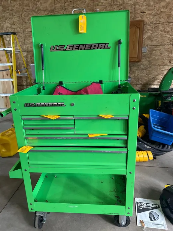 U.S. General 30" 5 Drawer Mechanic's Cart