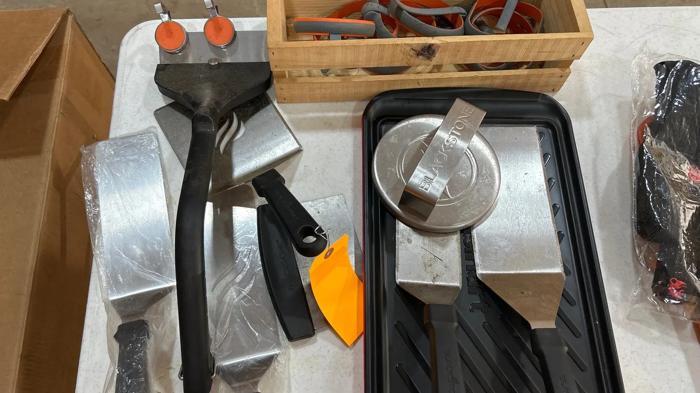 Assorted Blackstone and Cuisinart Griddle Accessories
