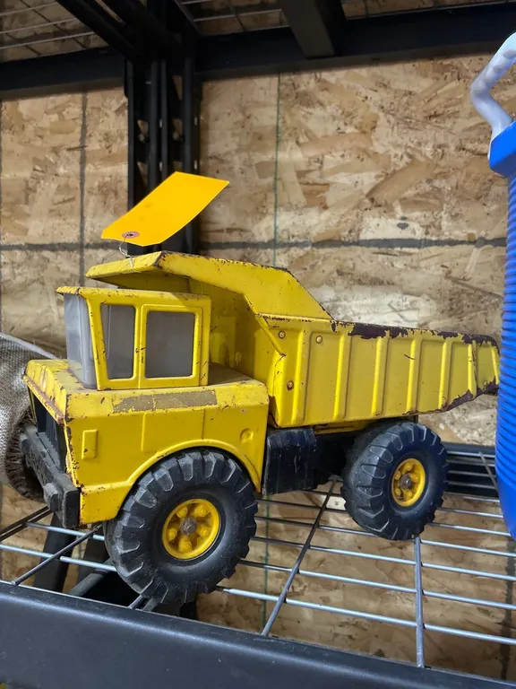 Vintage Pressed Steel Toy Dump Truck