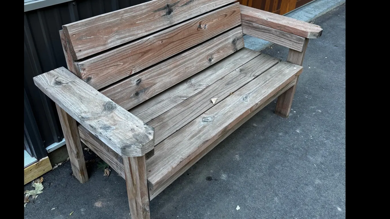 Wooden Bench