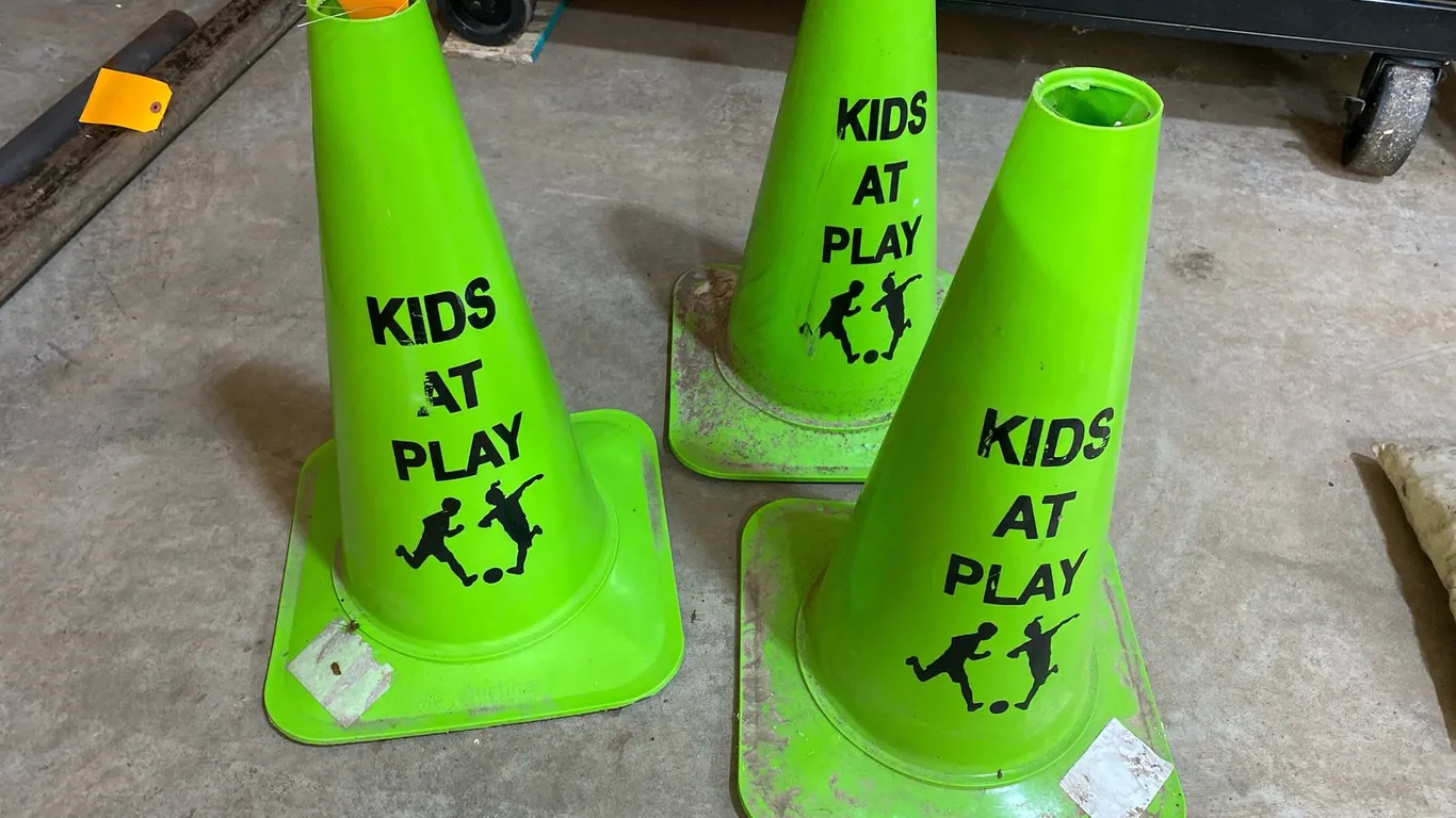 (3) Cortina Kids At Play Safety Cones