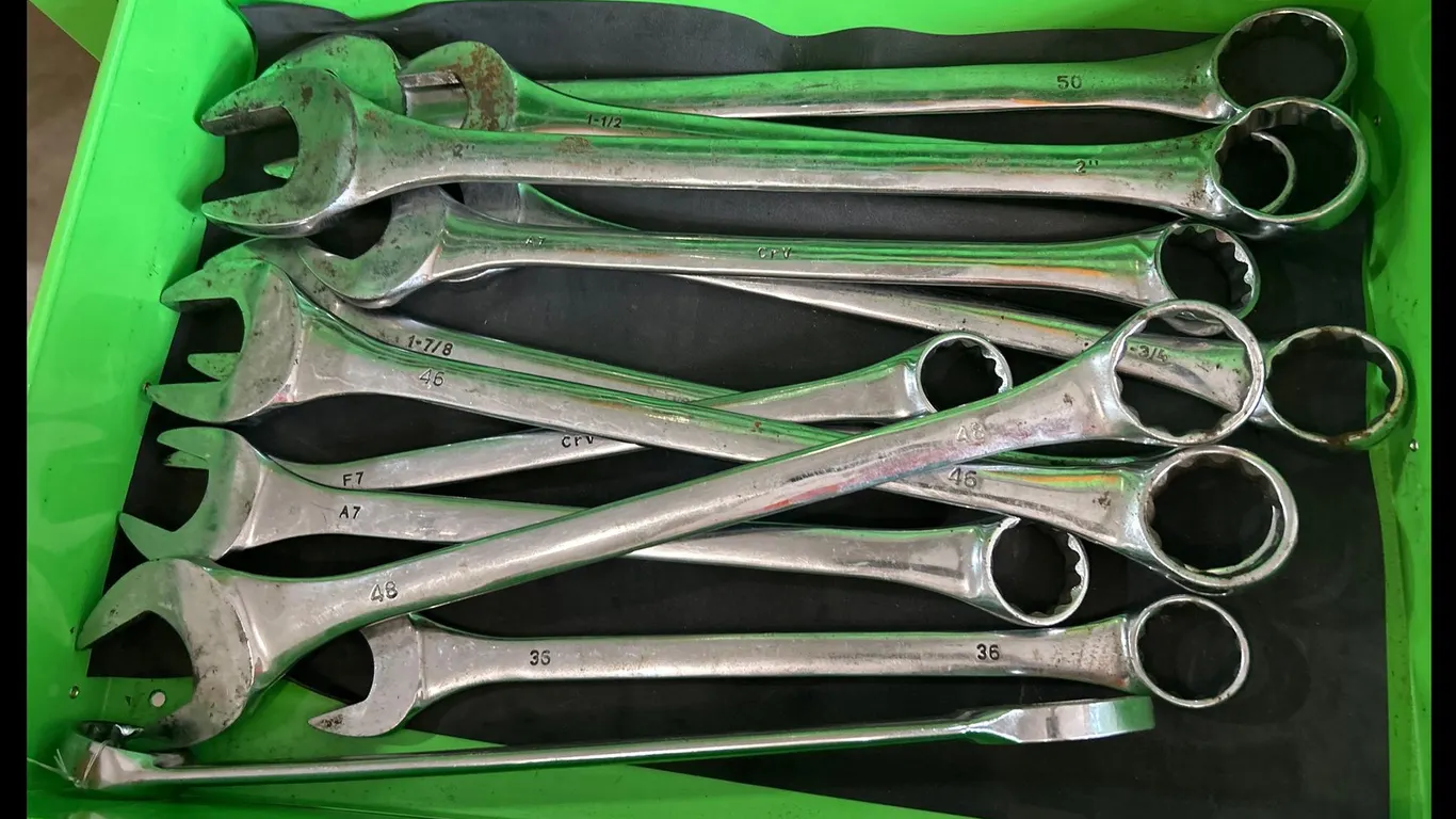 HarvestForge Jumbo Combination and Open End Wrenches