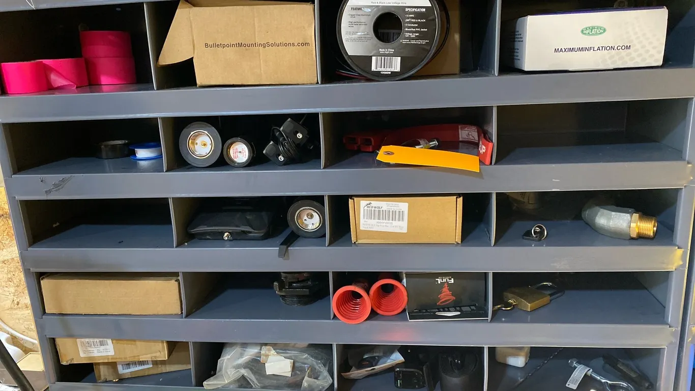 Assorted Hardware, Wiring and Automotive Accessories