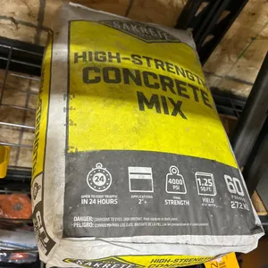 (2) Sakrete 60 Lb. High-Strength Concrete Mix Bags