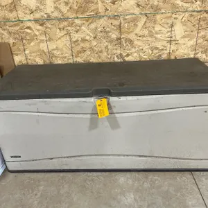 Lifetime Outdoor Storage Box with Scrap Wood