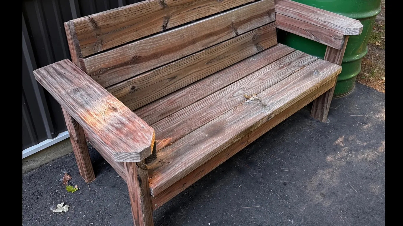 Wooden Bench