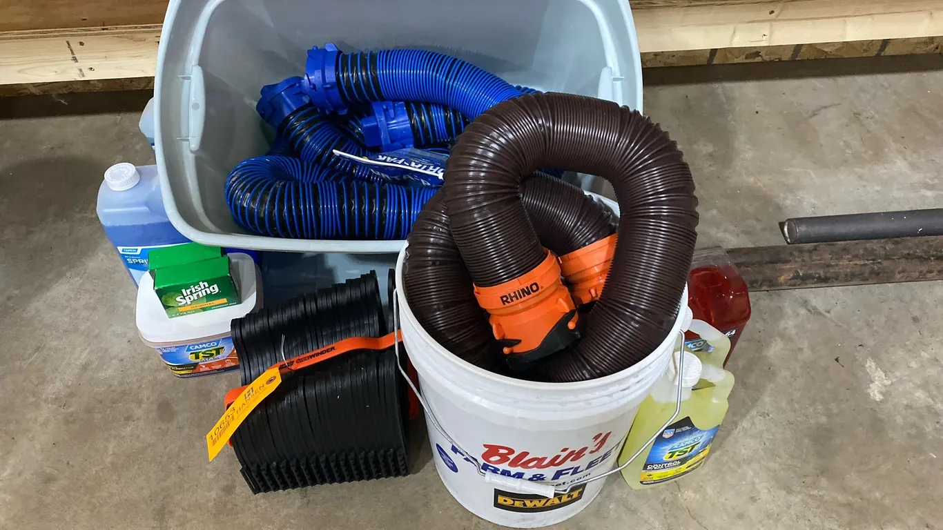 Assorted RV Maintenance and Camping Accessories