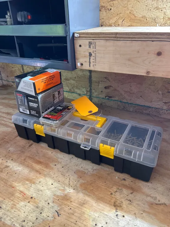 Fasteners and Organizer Box