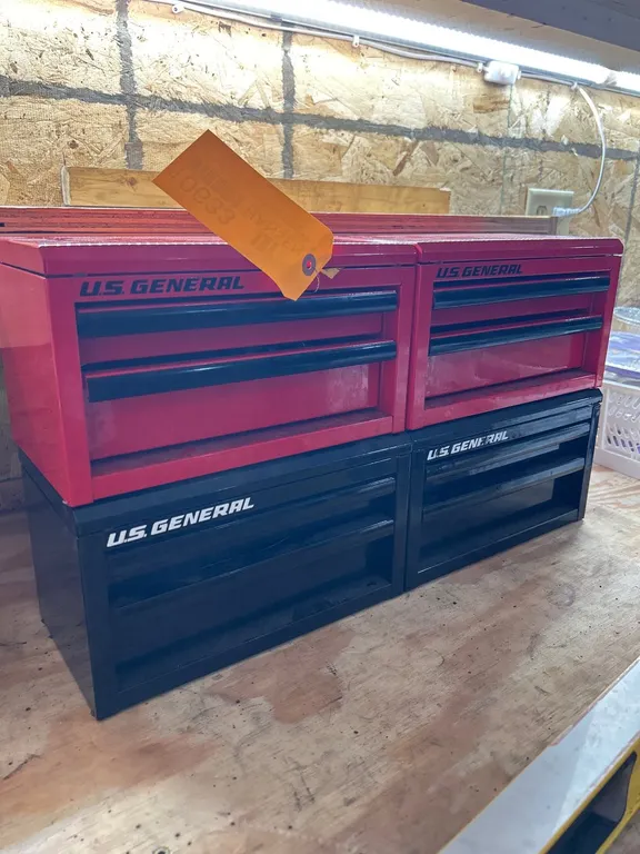 (4) U.S. General Mini Tool Chests with Contents