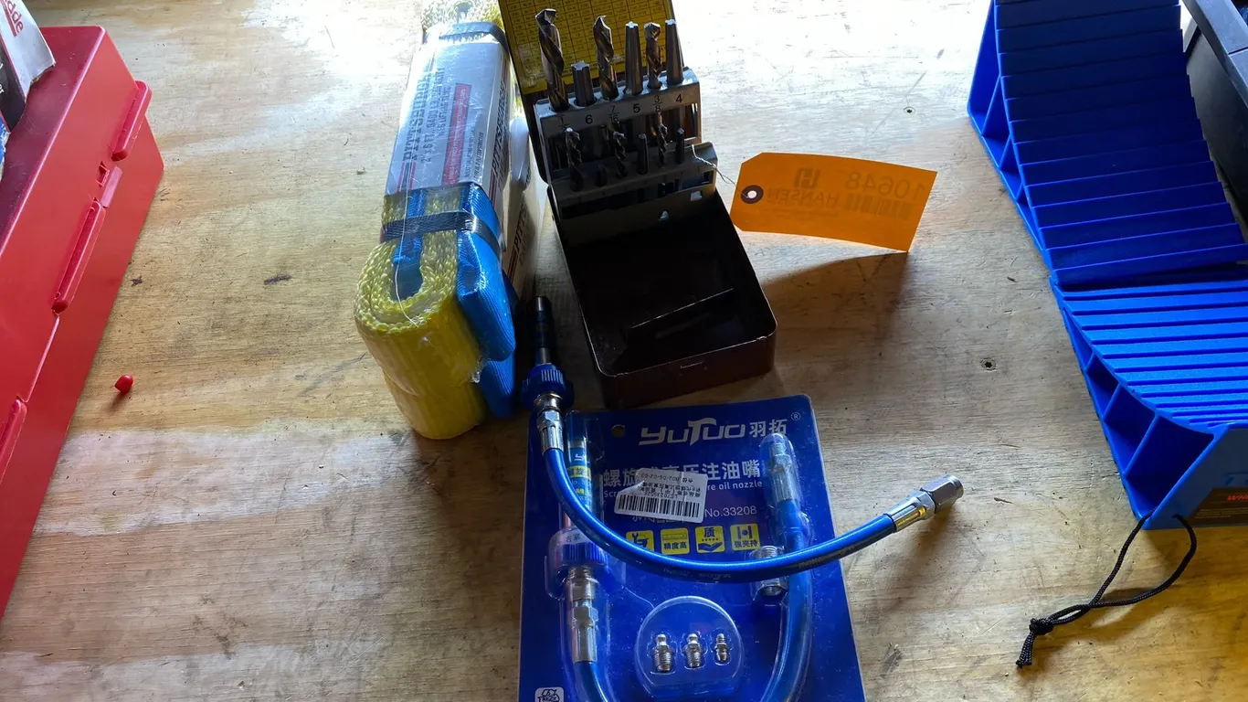 Lawson Products Drill Set, Pittsburgh Web Slings and Hardware