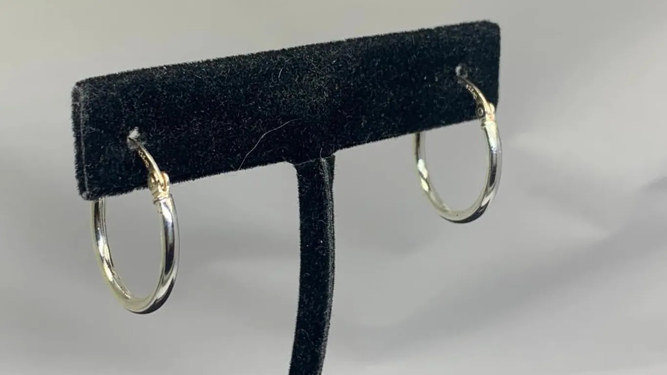 Sterling Silver Hoop Earrings