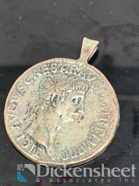 Sterling Silver Coin Pendant