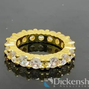 Gold Tone Eternity Band