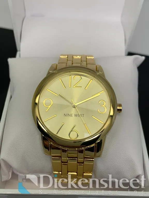 Nine West Gold Tone Women's Watch