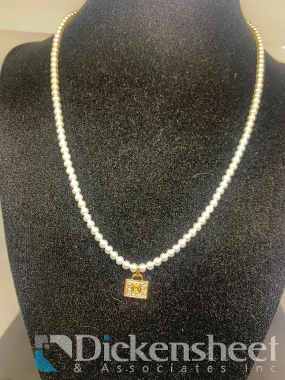Sydney Evan 14K Yellow Gold Charm Pearl Necklace