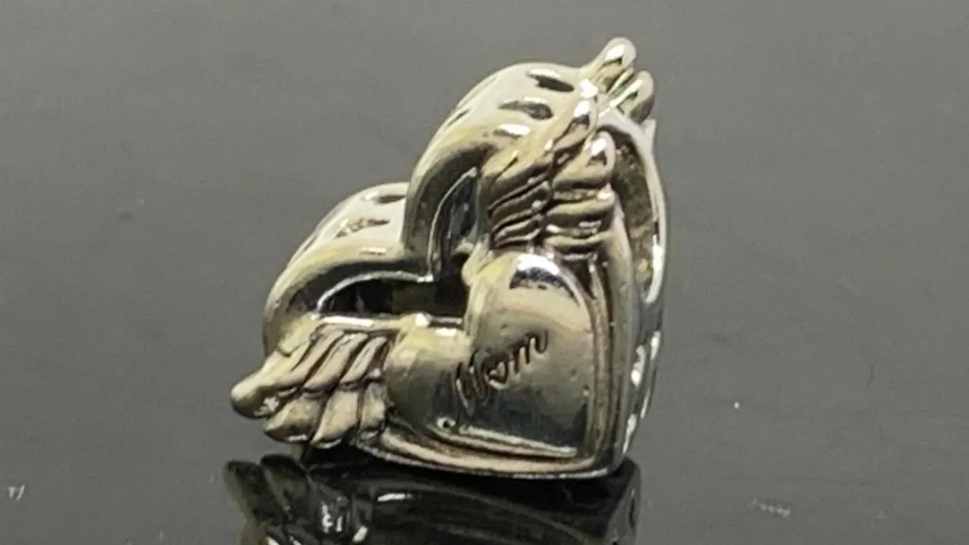 Pandora Sterling Silver My Angel Heart Charm