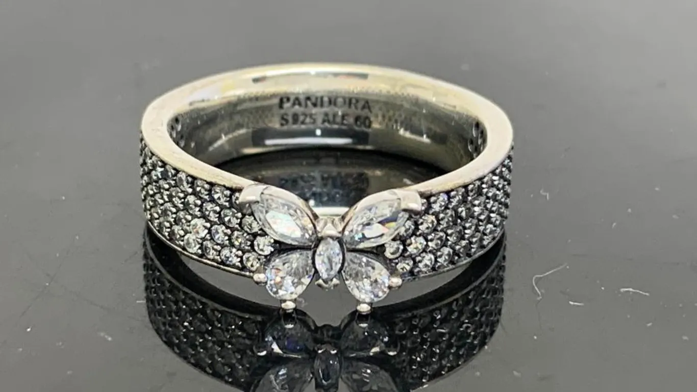 Pandora Sterling Silver Butterfly Ring