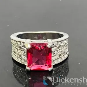 Silver Tone Cocktail Ring