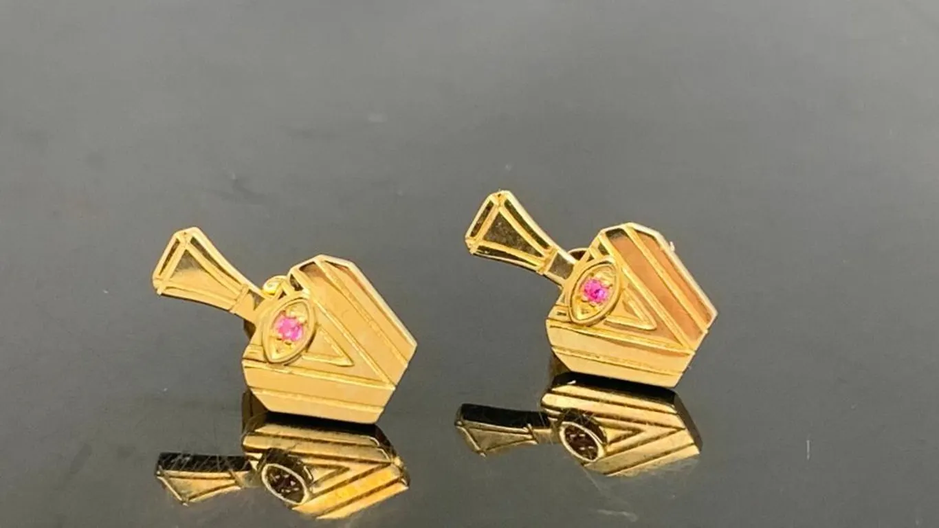 Sydney Evan 14K Yellow Gold Stud Earrings