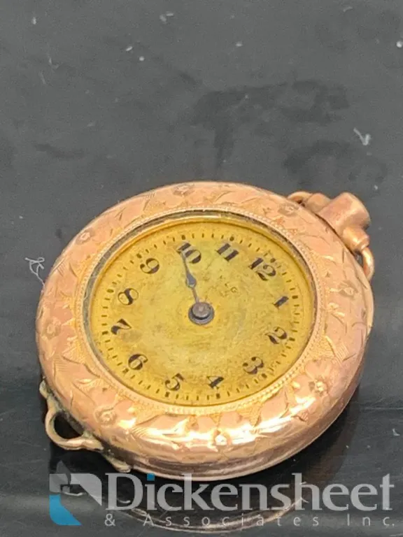 Small Gold Tone Pocket Watch